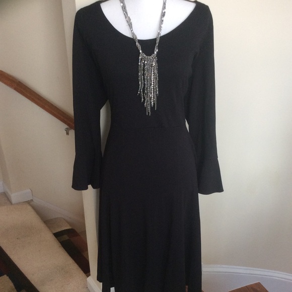 Eloquii Dresses & Skirts - ELOQUII Black Dress with Bell sleeves Eloquii Dresses & Skirts - ELOQUII Black Dress with Bell sleeves